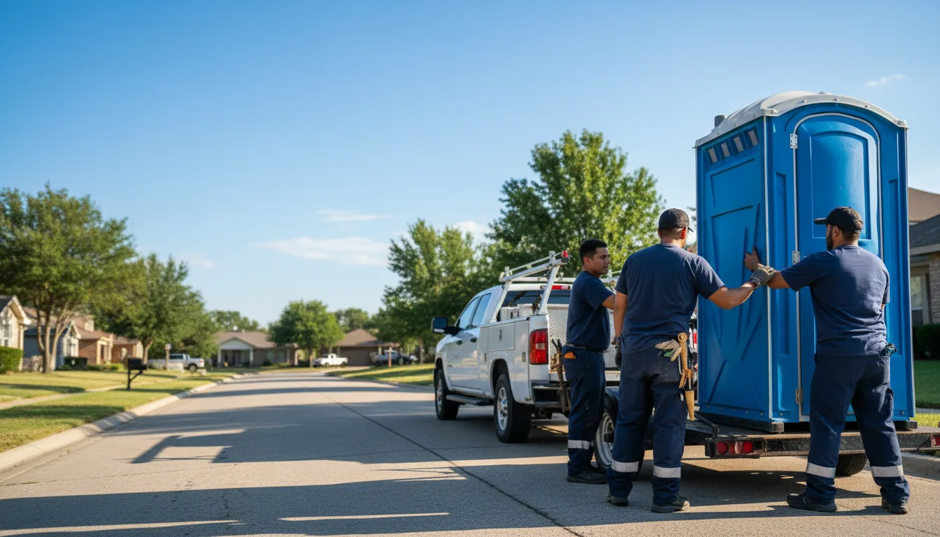 Portable Toilet Rental in Ratcliff, TX near me